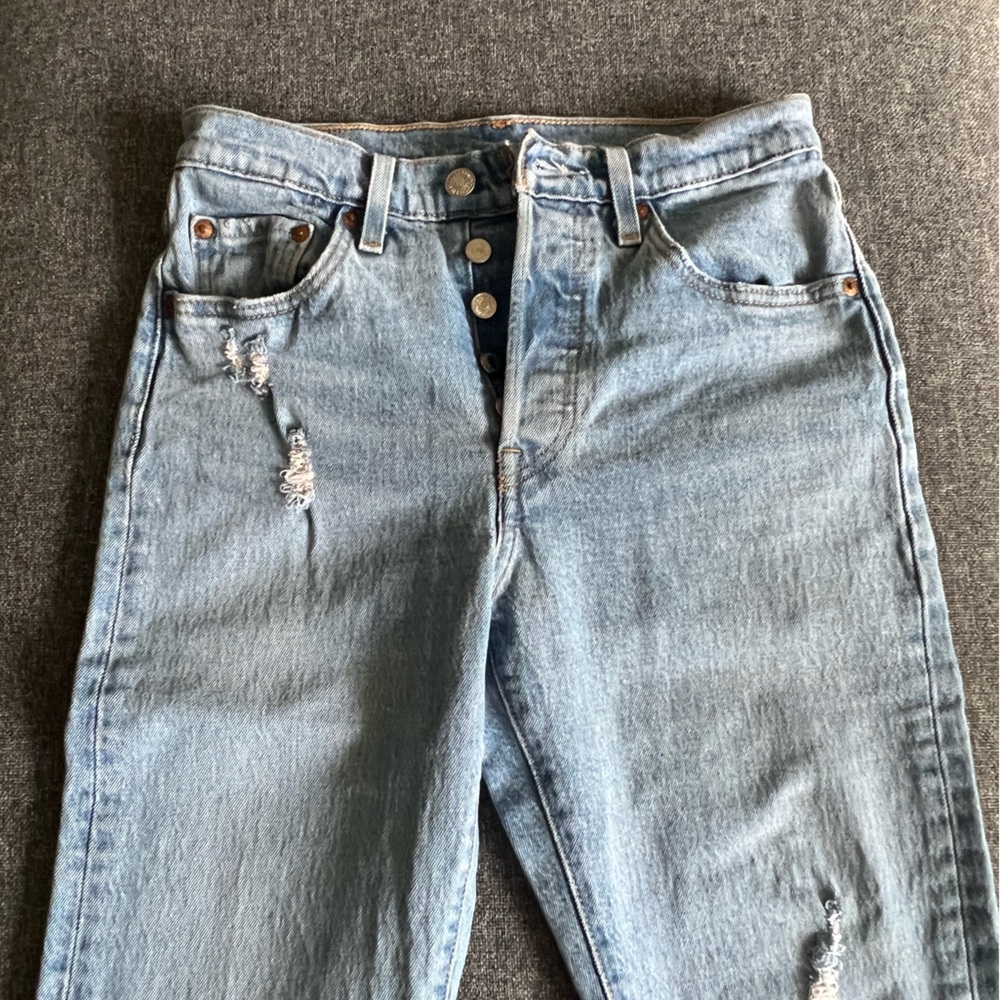 Levi's 501 Skinny Blue Denim Jeans